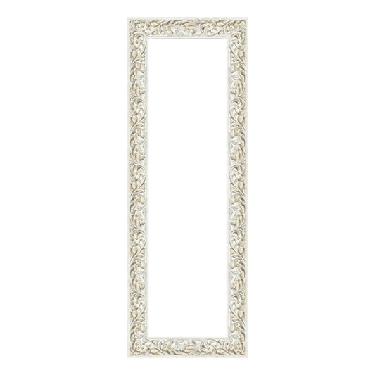 Marco Decorativo Vintage Tallado - Rectangular, Blanco